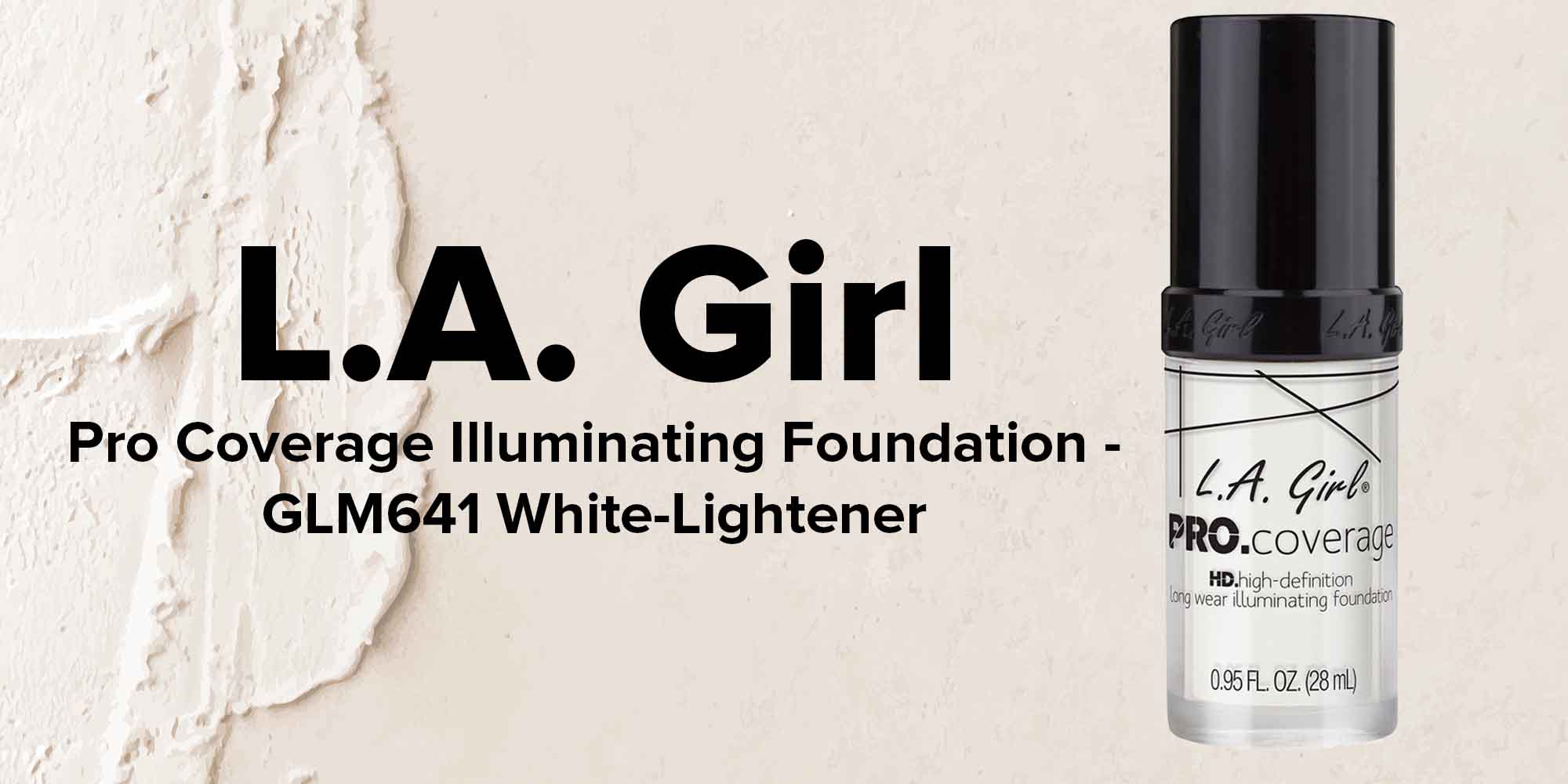 HD Pro Coverage Long Wear Illuminating Foundation White