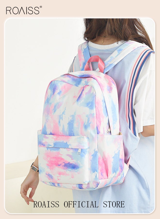 3-Piece Set New School Bag Elementary School/Junior High School/High School/Student Bag College Student Backpack Casual Cute Girl