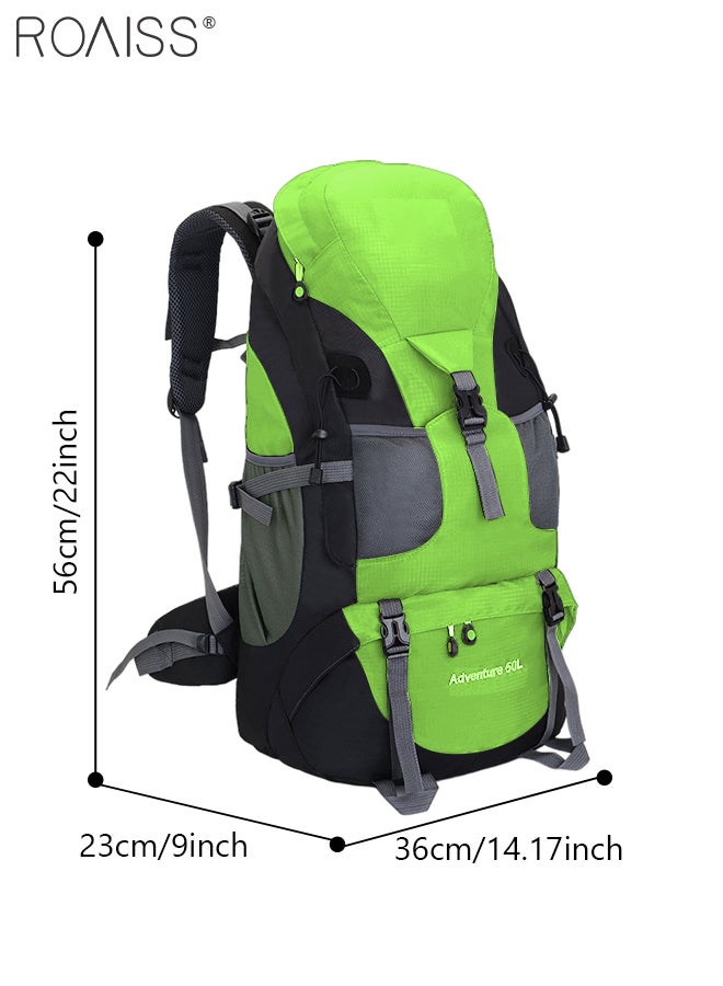 Multifunctional Outdoor Backpack Double Shoulder Bag Men and Women Hiking Sports Travel Mountaineering Bag Large Capacity Leisure Travel Bag