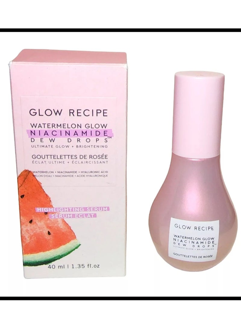 Glow Recipe Watermelon Glow Niacinamide Dew Drops (40ml)