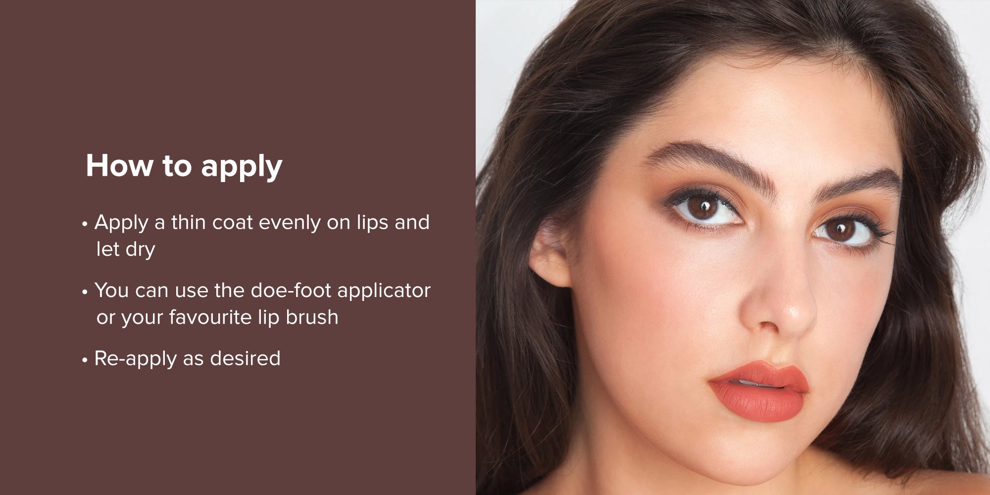 Long Lasting Matte Liquid Lipstick Brown