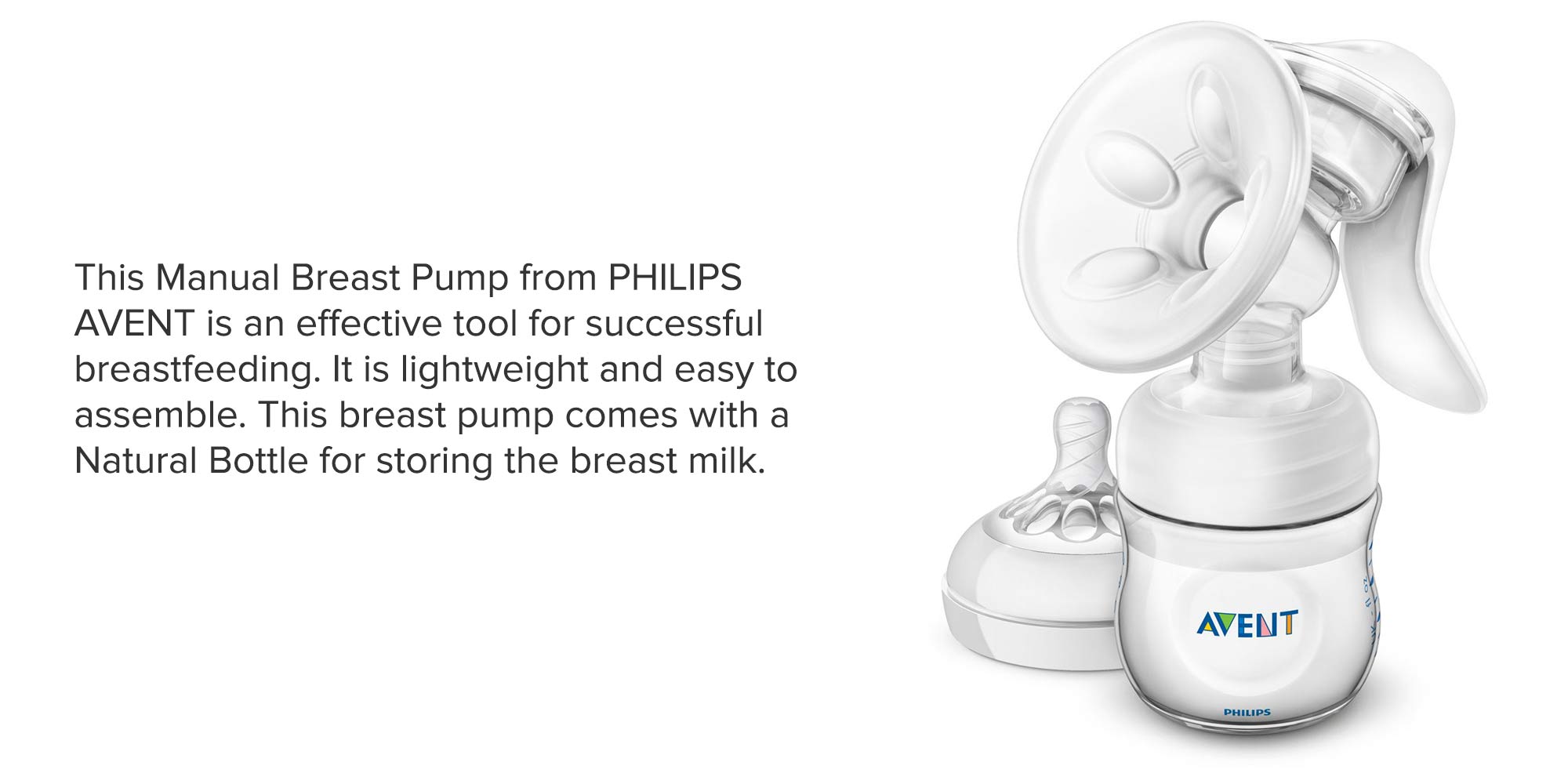 Philips Avent Manual Breast Pump Scf330/60