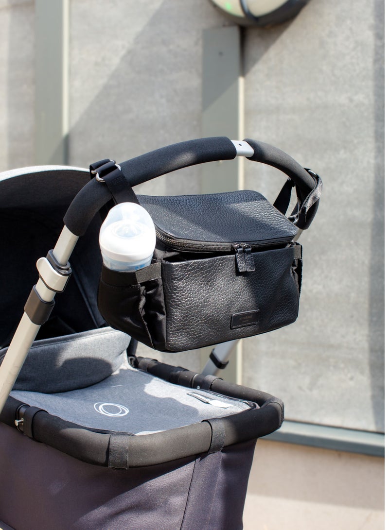 Alyssa Stroller Bag Black and metal