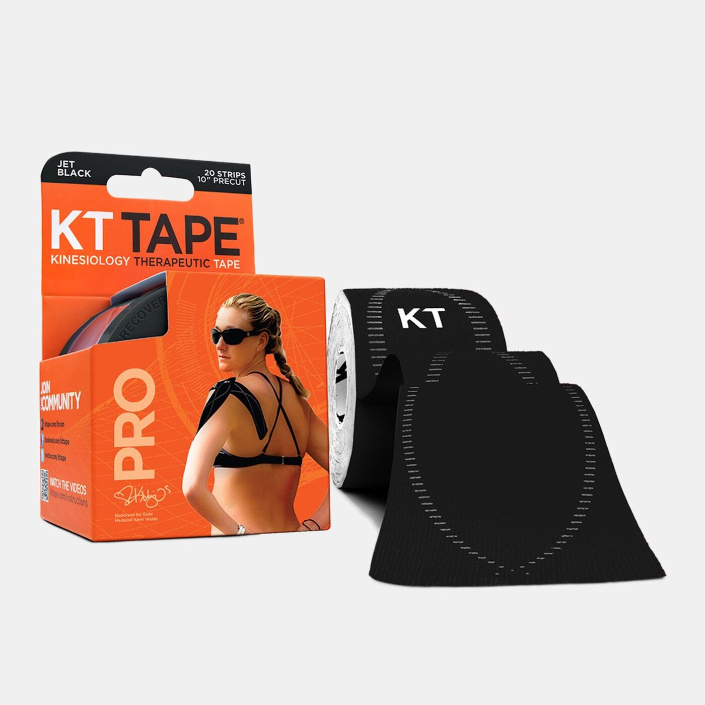 Pro Pre-Cut Sports Tape Strips (20 Strips)