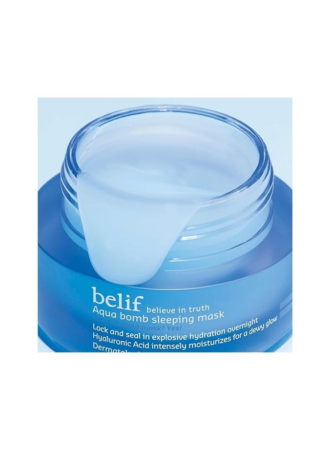 Belif Aqua Bomb Sleeping Mask Hydration Overnight Intensely moisturizes 75ml