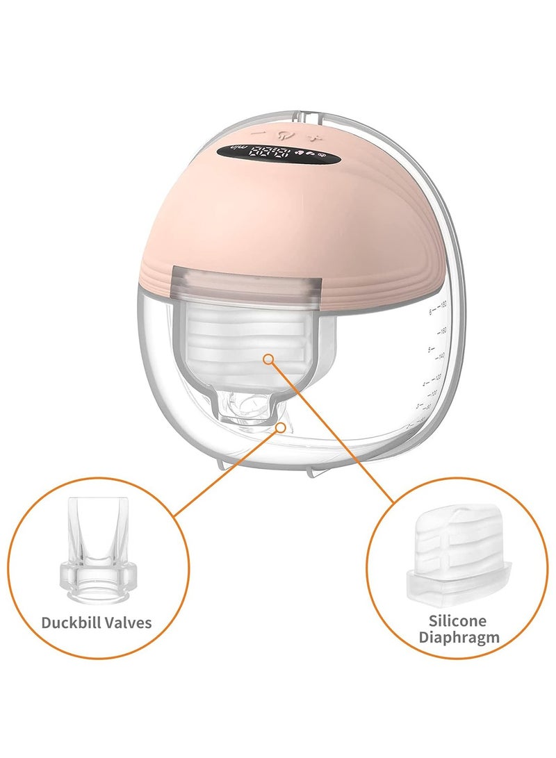 Portable Hands-Free Wearable Electric Breast Pump, Painless Breastfeeding With 3 Mode And 12 Levels And Leak-Proof