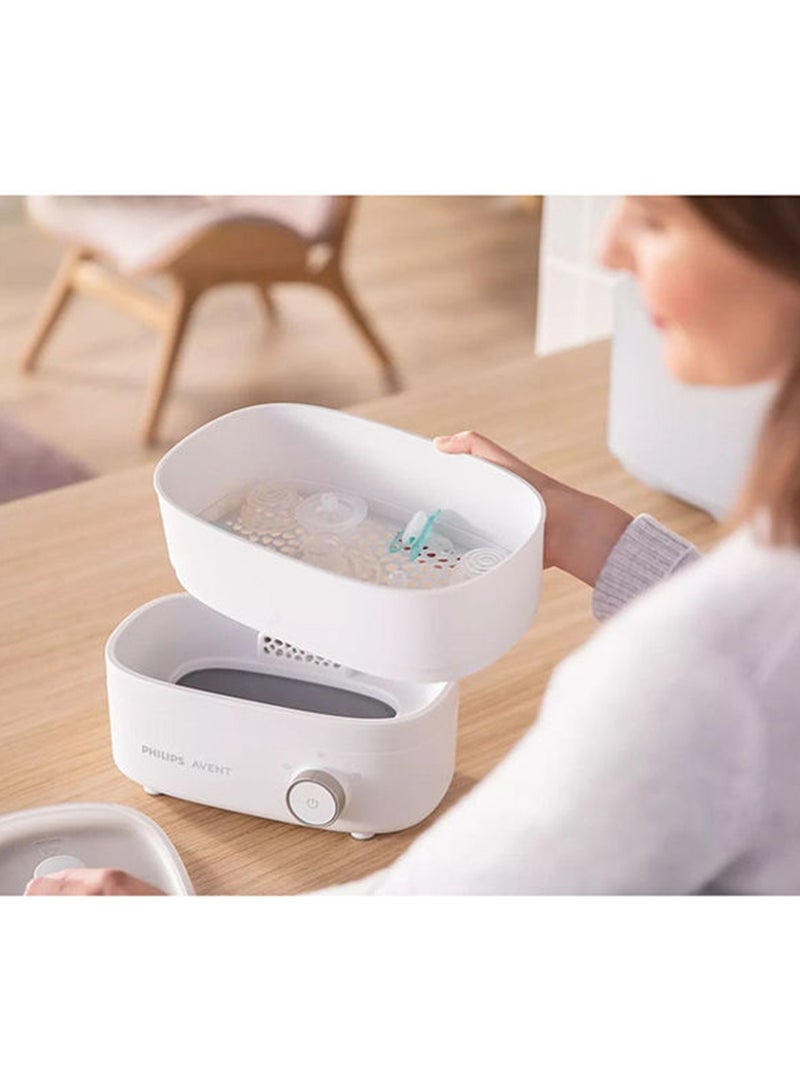Avent Premium Bottle Steriliser And Dryer, Kills 99.9% of Germs, Stays Sterile For 24 Hours, Scf293/01