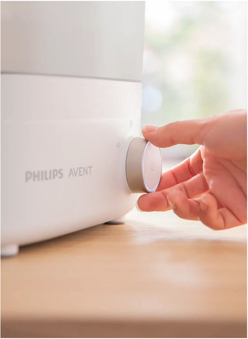 Avent Premium Bottle Steriliser And Dryer, Kills 99.9% of Germs, Stays Sterile For 24 Hours, Scf293/01