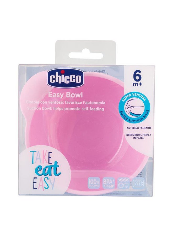 Easy Bowl Silicone 6M+, Pink