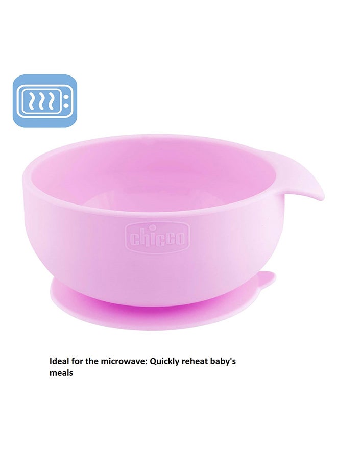 Easy Bowl Silicone 6M+, Pink