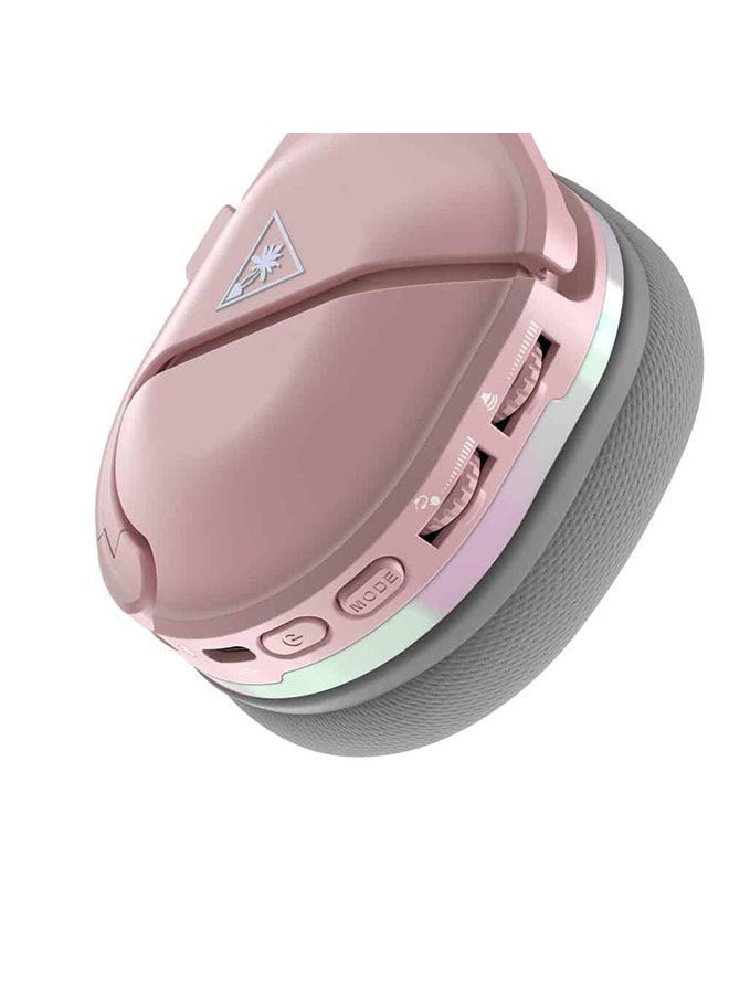 Turtle Beach Stealth 600 Gen 2 MAX Wireless Multiplatform Amplified Gaming Headset for Xbox Series X|S, Xbox One, PS5, PS4, Nintendo Switch, PC, and Mac with 48+ Hour Battery – Pink