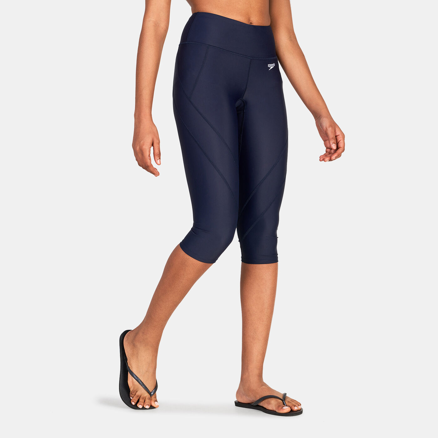 Womens' Logo 3/4 Swimming Leggings