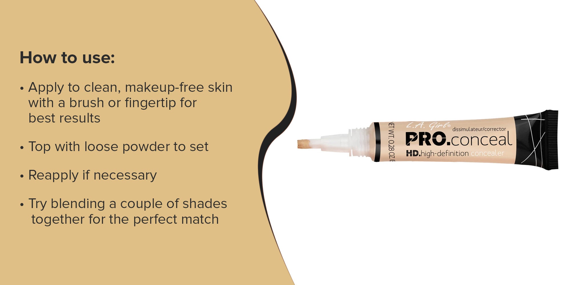 Pro.Conceal HD Concealer GC970 Light Ivory