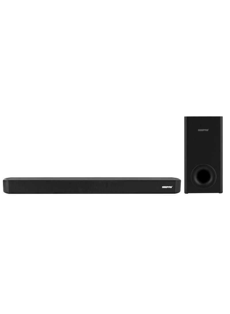 Wireless Sound Bar USB/ AUX/ Bluetooth/ HDMI | Sound Bar System With Wireless Subwoofer, Connect to TV, Mobile, Laptop And More| With Remote Control and LED Display| 2 Years Warranty