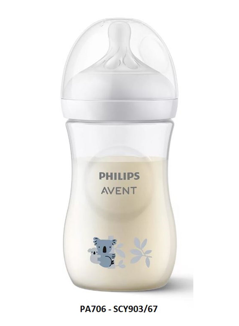 Natural 3.0 Feeding Bottle, 260 Ml , Koaola - White