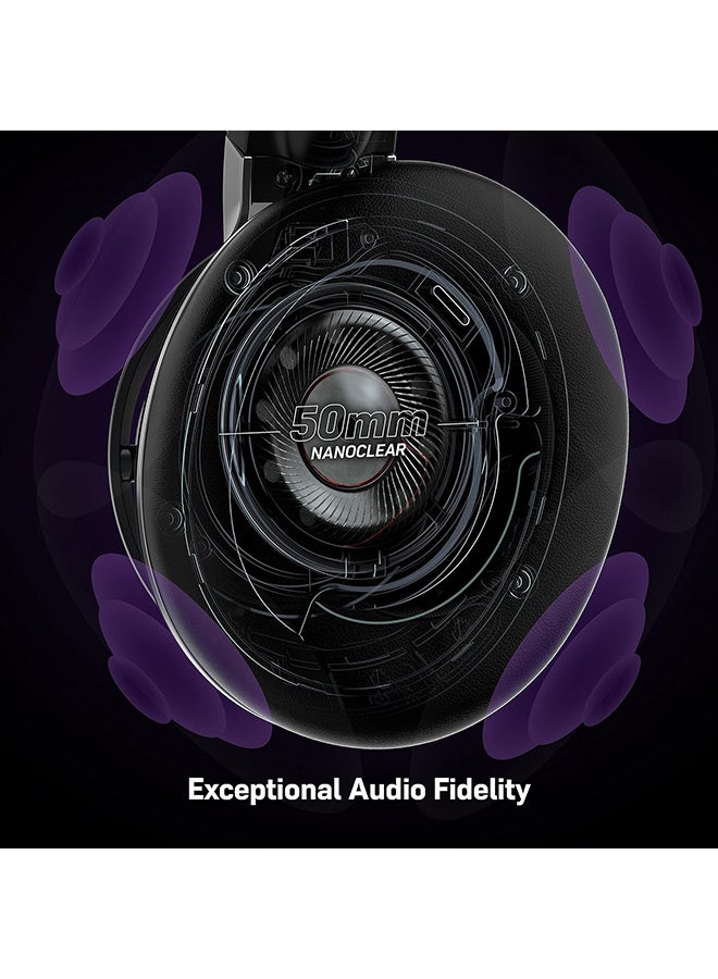 Stealth Pro PlayStation Edition Wireless Noise-Cancelling Gaming Headset for PS5, PS4, Switch and PC - Black