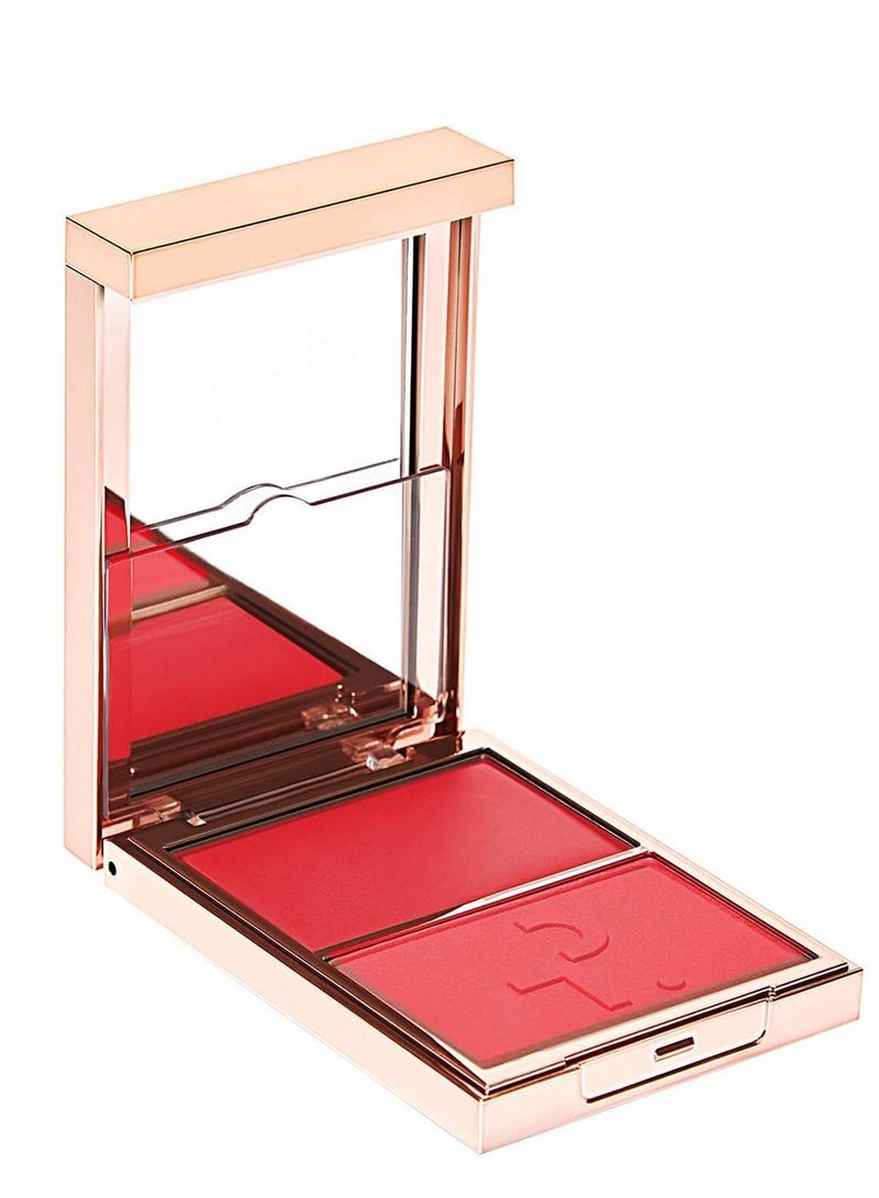 PATRICK TA Major Headlines Double Take Creme & powder Blush- She's Vibrant, 4g