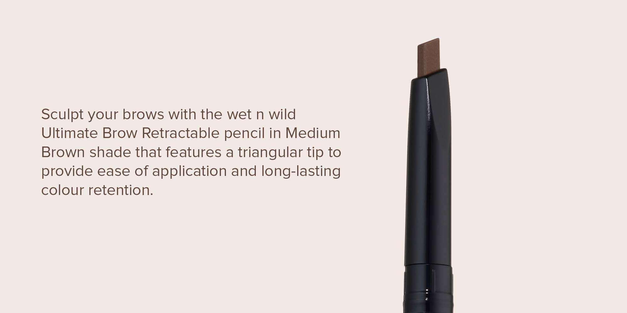 Ultimate Brow Retractable Pencil Medium Brown