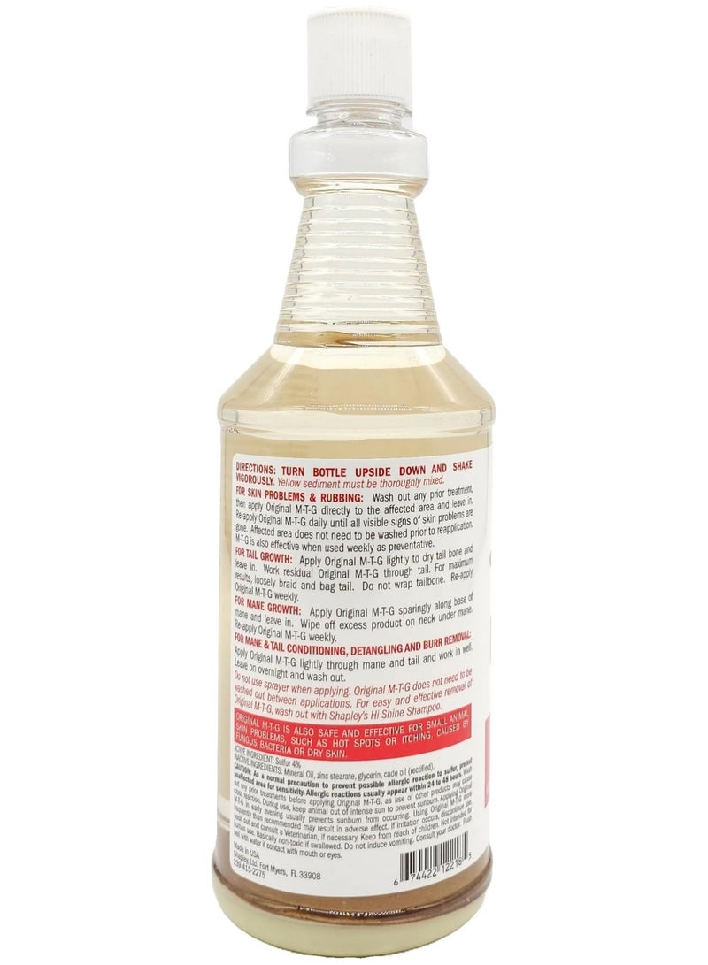 Shapley's Original M-T-G Mane Tail Groom Solution 32 fl. oz (946 ml)