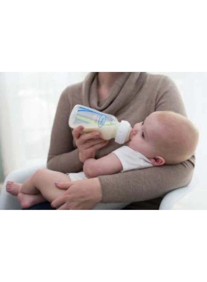 Pack Of 2 Baby Anti-Colic PP Options+ Wide Neck Feeding Bottle, 2 X 150 ML, Level 1 Teat, 0 Months +