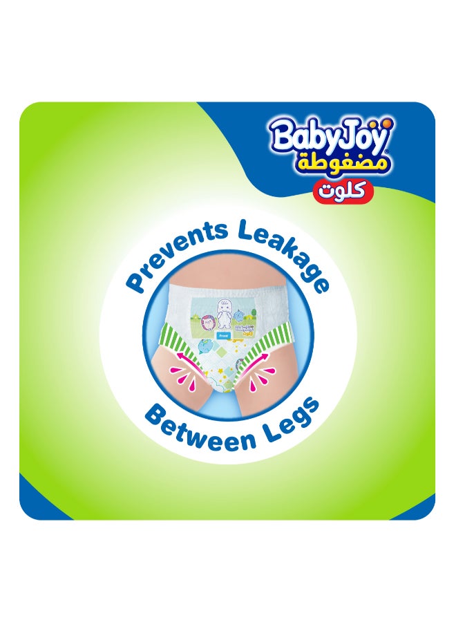 Compressed Culotte Pants Diaper, Size 3, Medium, 6-12 Kg, Jumbo Pack, 48 Diapers