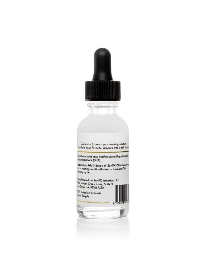 SunFX DHA Booster Drops | All Natural | Sunless tanning additive 1fl oz.