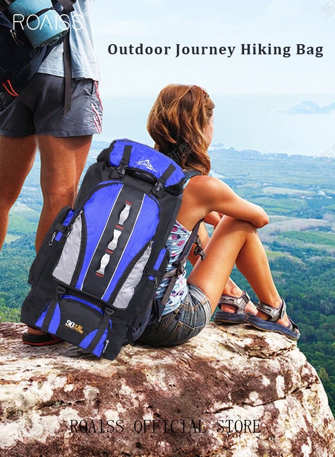 Large Capacity Professional Outdoor Backpack Waterproof Multi functional Travel Camping Hiking Fishing Mountaineering Bag