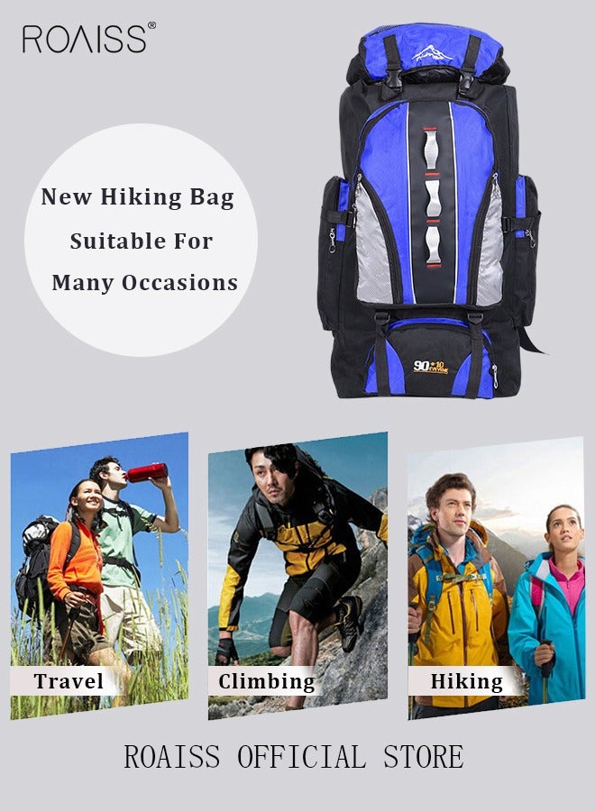 Large Capacity Professional Outdoor Backpack Waterproof Multi functional Travel Camping Hiking Fishing Mountaineering Bag