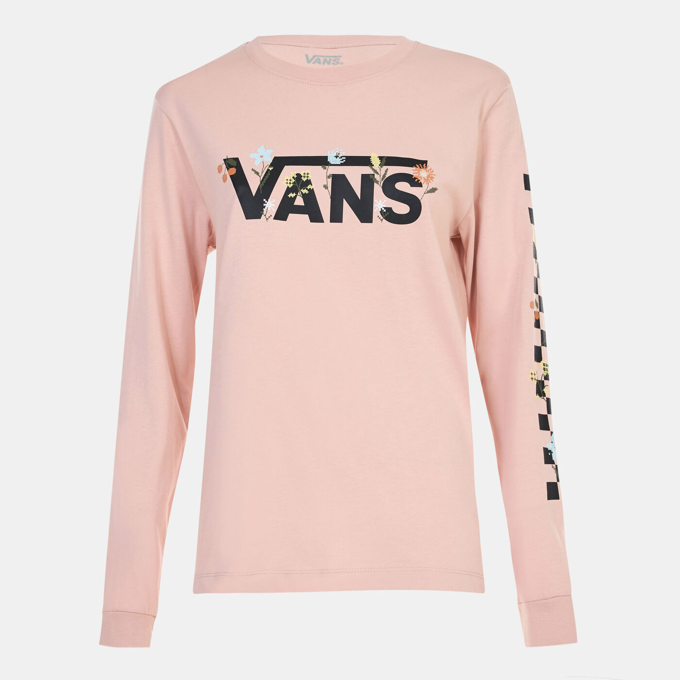 Women's Wyld Tangles Micro Ditsy Long Sleeve Boyfriend T-Shirt