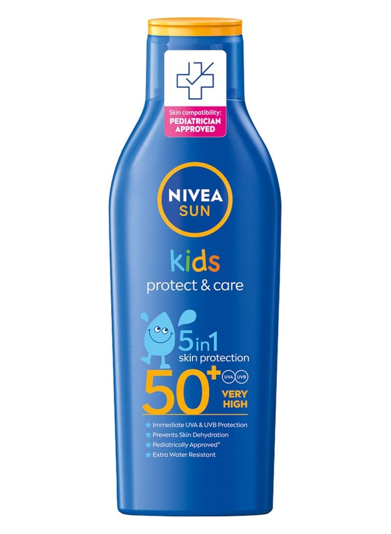 SUN Kids Lotion UVA and UVB Sunscreen Protection Protect and Play Moisturizing SPF 50+ 200ml