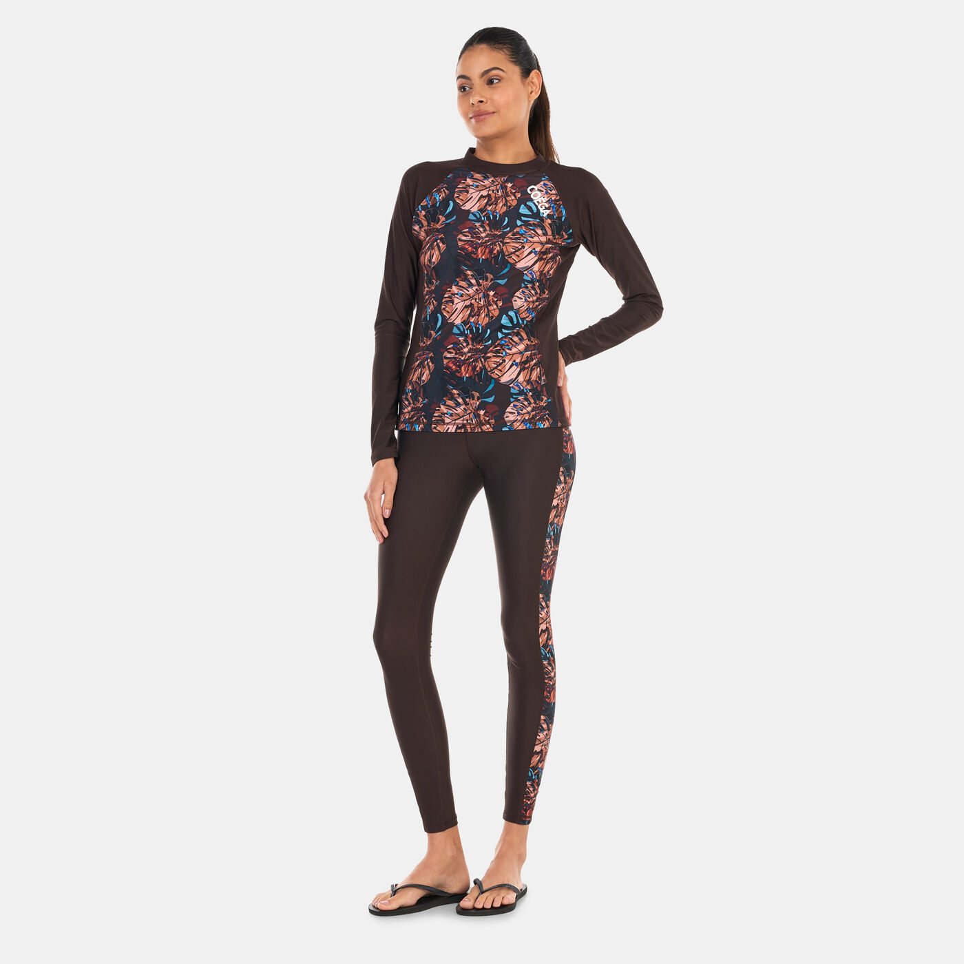 Women's Printed Long Sleeve Rashguard