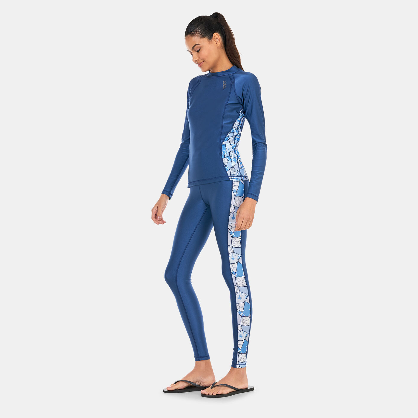 Women's Printed Swim Leggings