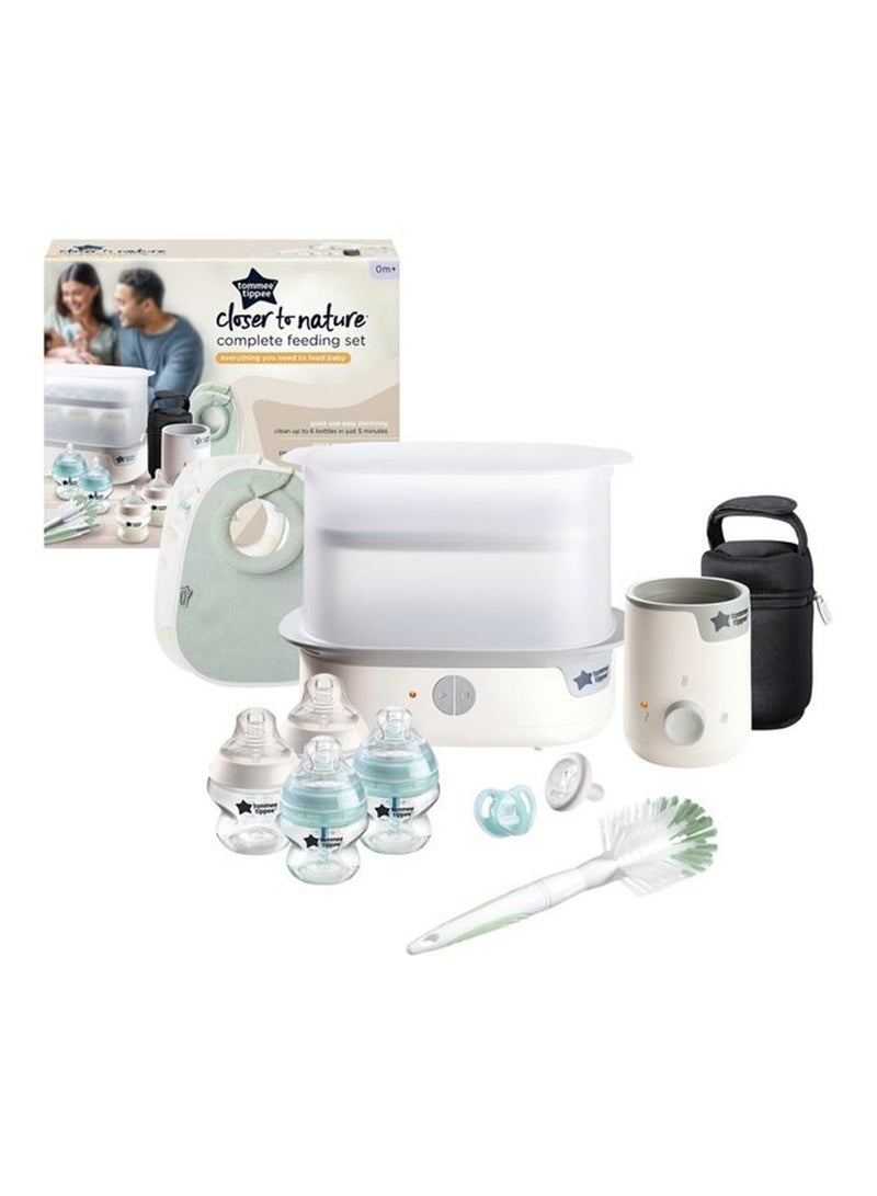 Baby Closer To Nature Complete Feeding Kit, 0 Months +,  White