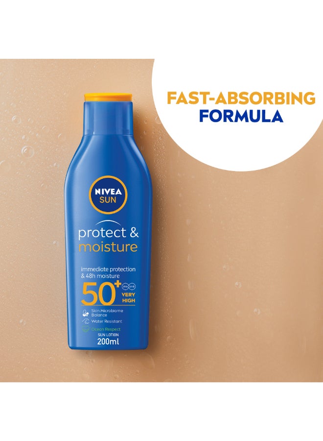 Protect And Moisture Sun Lotion With SPF 50+ 200ml