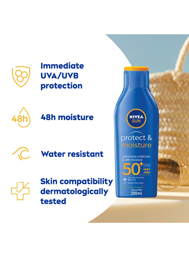 Protect And Moisture Sun Lotion With SPF 50+ 200ml