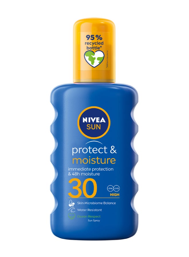 UVA And UVB Protection Moisture Sun Spray SPF 30 200ml