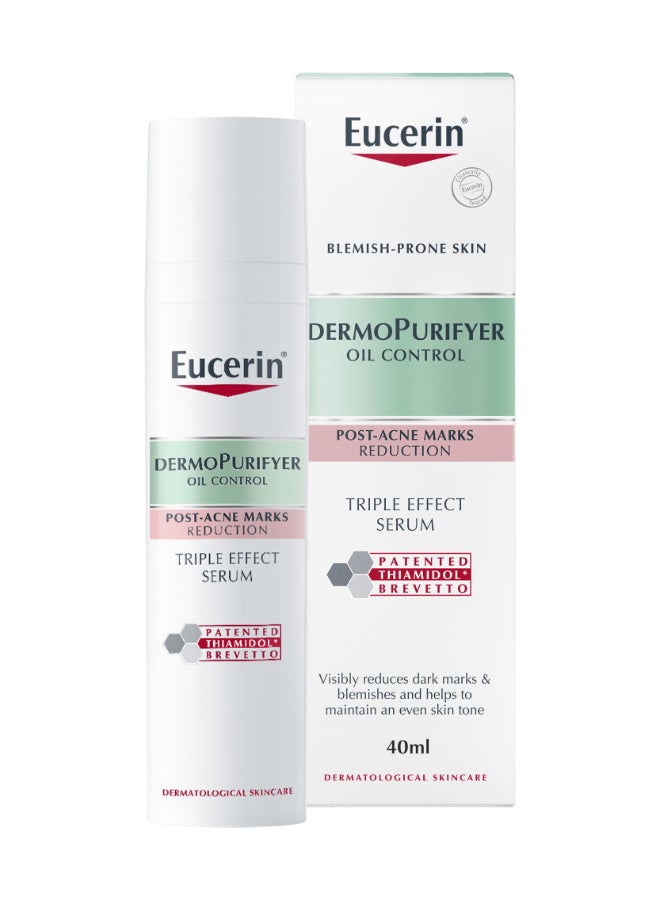 DermoPurifyer Oil Control Triple Effect Face Serum Acid Long-Lasting Matte Finish, 40ml