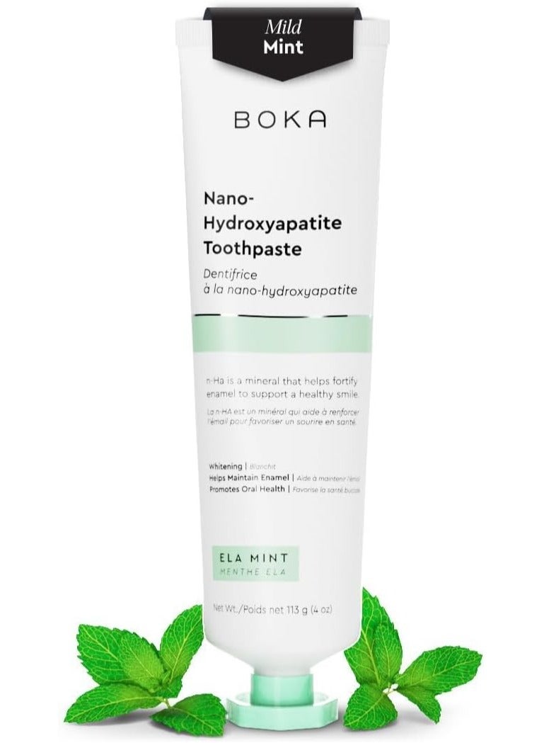 Boka  Nano Hydroxyapatite toothpaste Ela Mint Flavor, 4 Fl Oz