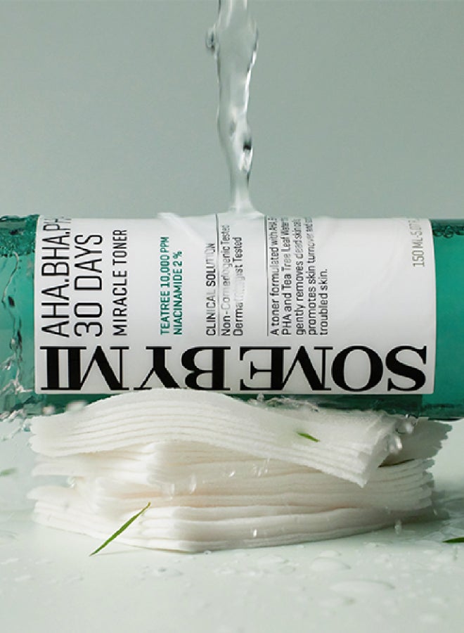 Aha-Bha-Pha 30Days Miracle Toner + Bye Bye Blackhead Blue/Green 150Ml + 120Gml