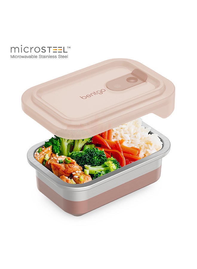 Microsteel Food Container 500 ML - Rose