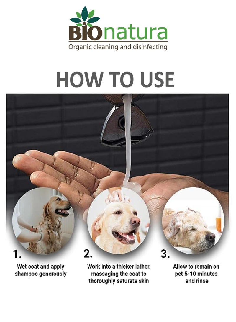 Bionatura Pets Everyday shampoo - 1ltr ; Natural , Biodegradable & Non toxic.