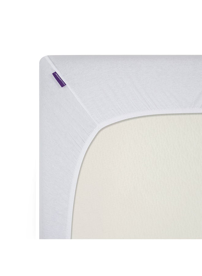 Jersey Cotton Fitted Sheets For Bedside Crib 46x83x10 Cm