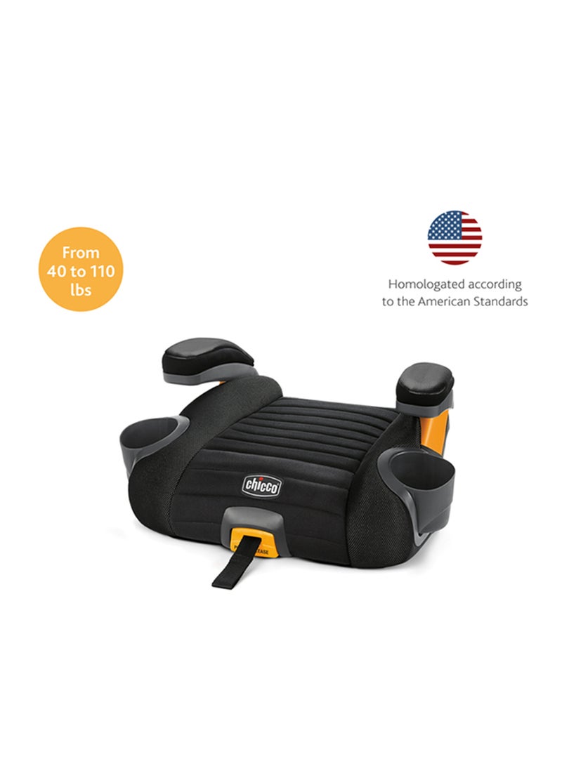 GoFit Plus Booster Car Seat For 4 Years To 10 Years Old - Iron