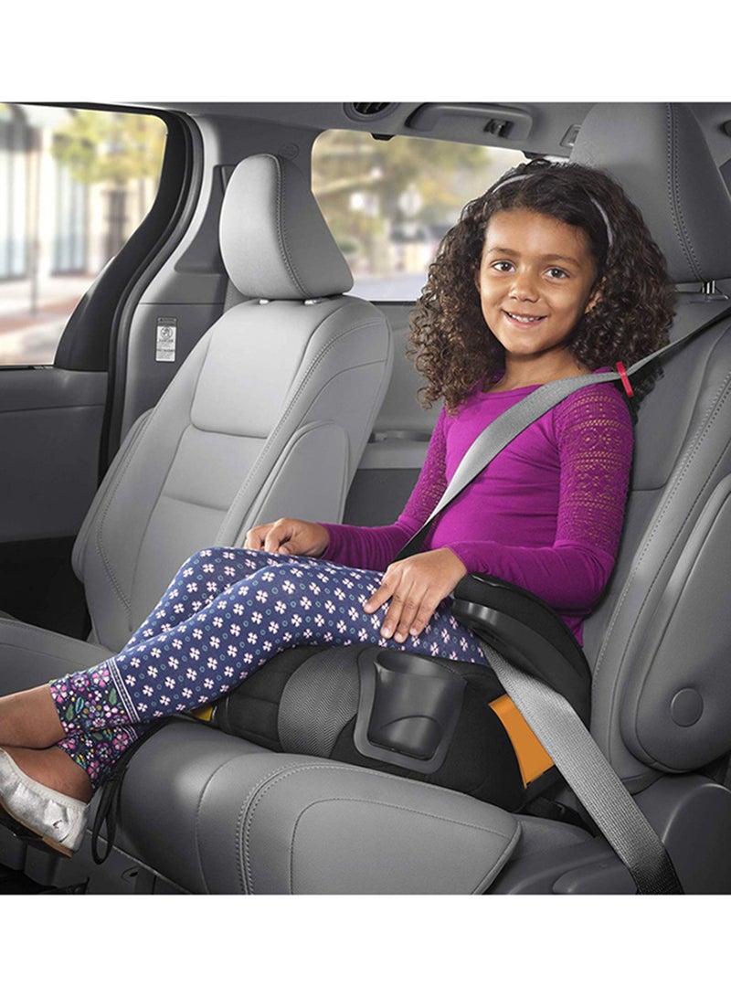 GoFit Plus Booster Car Seat For 4 Years To 10 Years Old - Iron