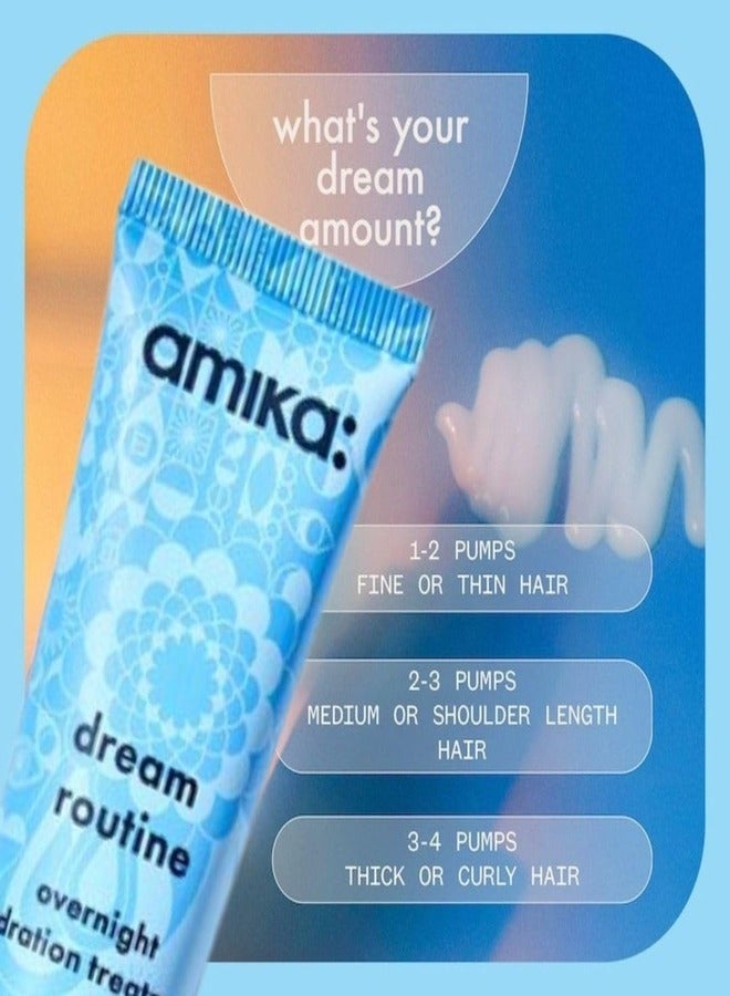 Amika dream routine overnight hydrating hair mask 30ml