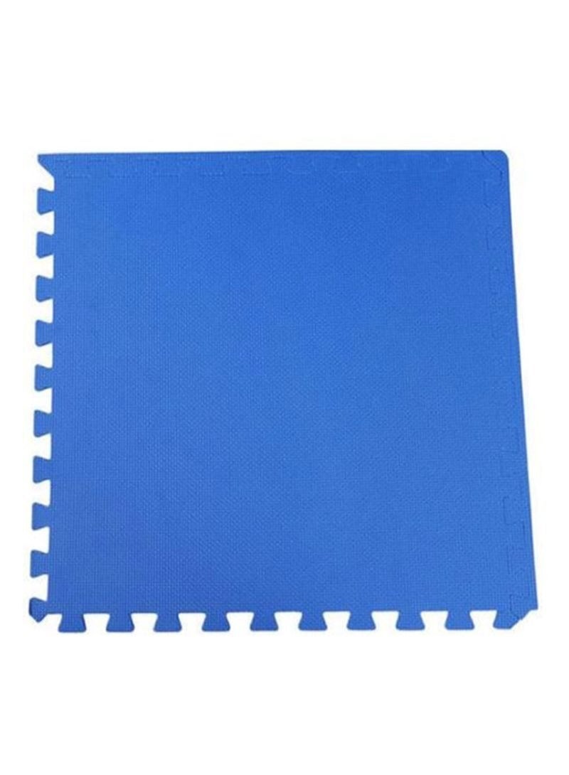 Interlocking Rubber Tiles 100 cm x 100 cm x 16mm blue