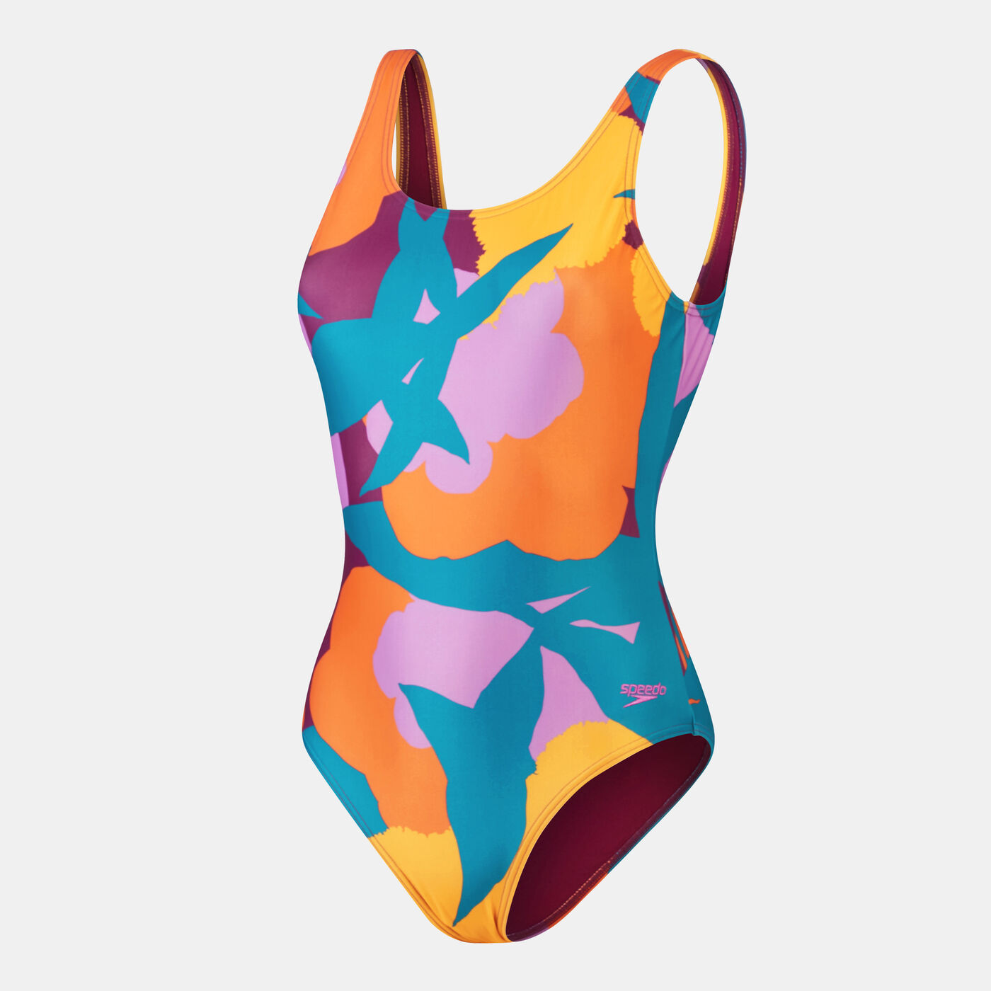 Women's Printed U-Back Swimsuit