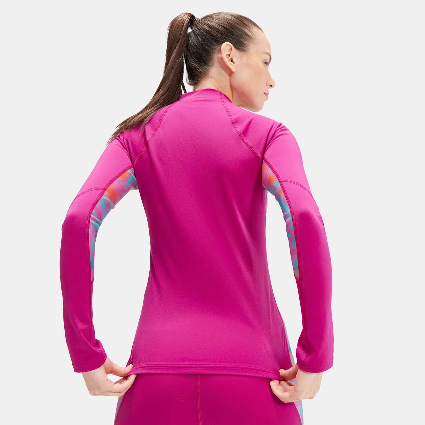 Women's Printed Long Sleeve Rashguard