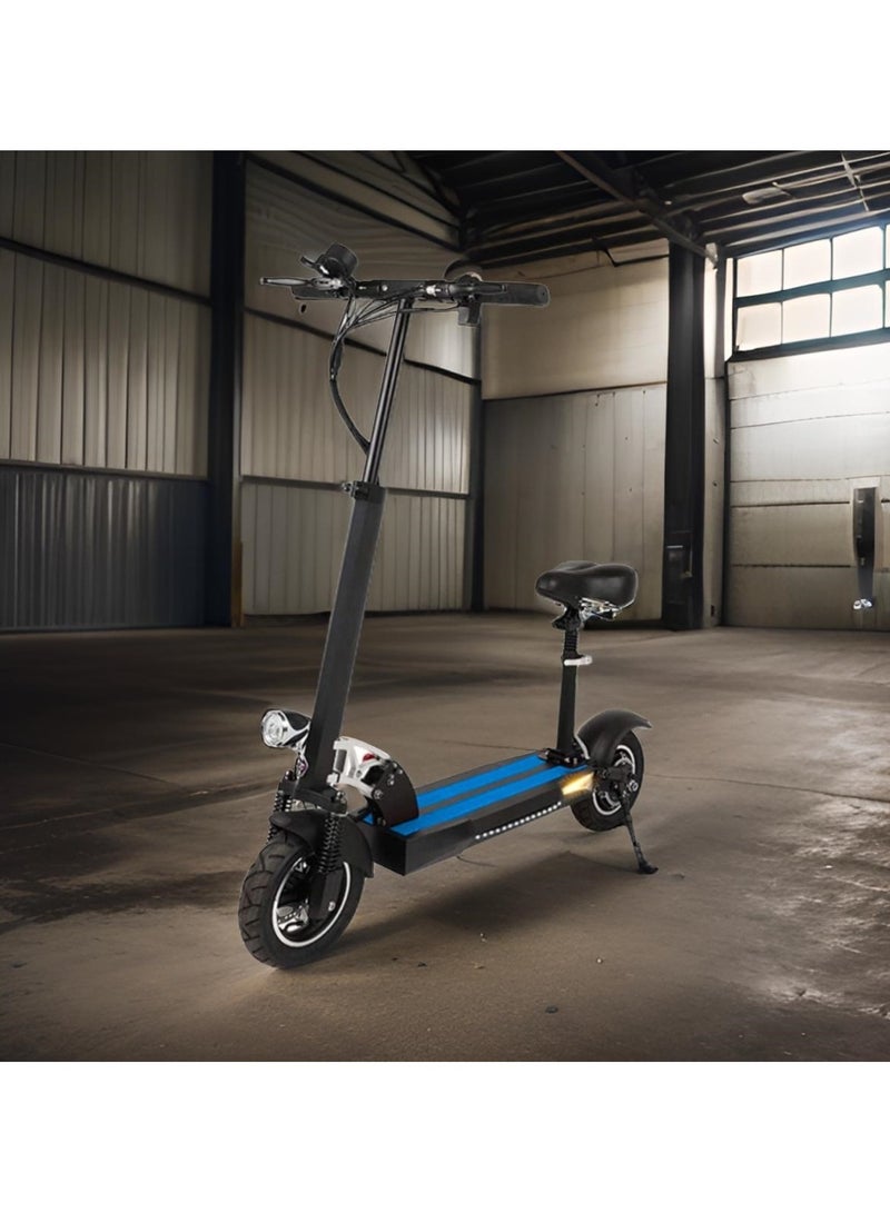 Electric Scooter E10 Upgraded Version 36V 10Ah Motor 800W Blue