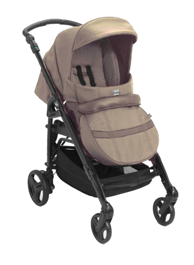 Baby Travel System, Comby Family Tris - T787 - From 0 To 4 Years Old, 22 Kg, Spacious And Deeper Carrycot, Rocking Function, Aluminium Frame, Portable And Compact Folding, Made In Italy